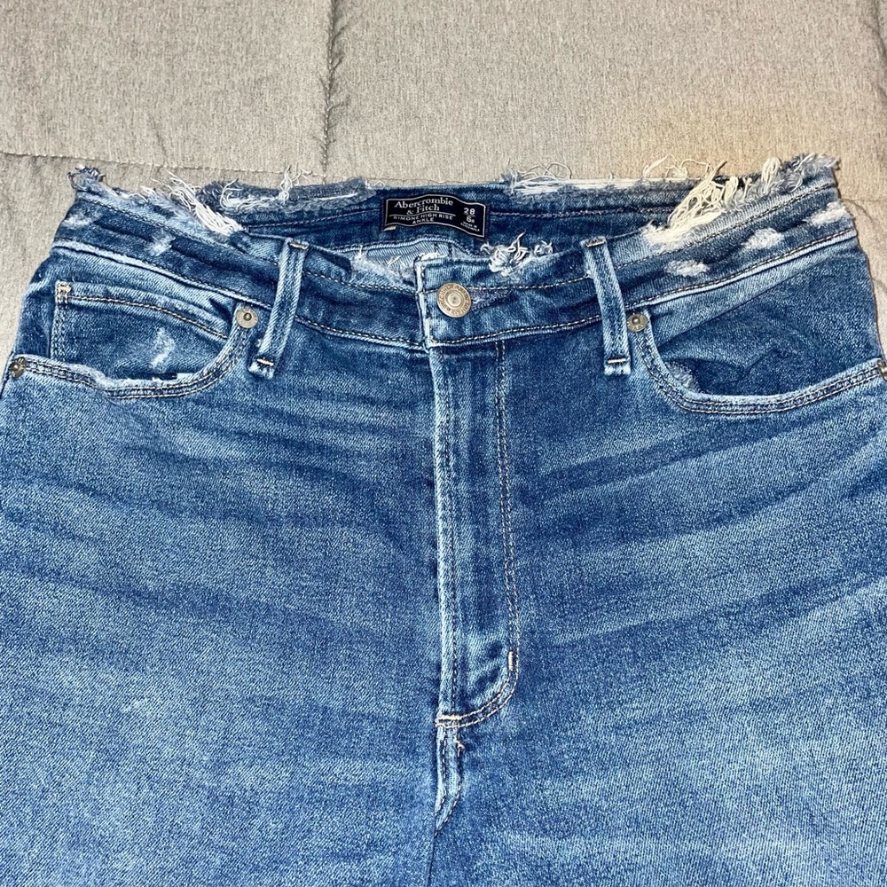 Abercrombie & Fitch high rise ankle skinny jeans